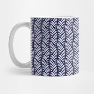 Art Deco Silver Plumage Mug